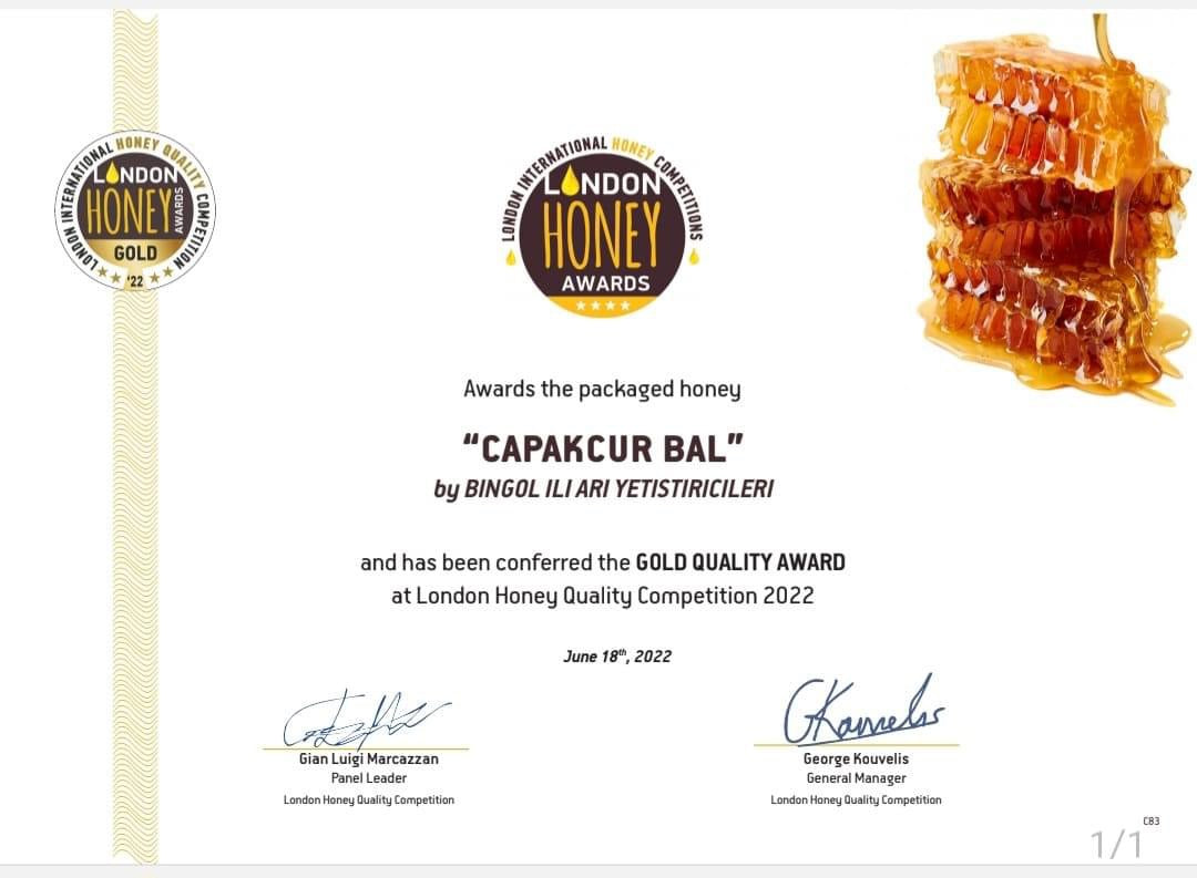 Çapakçur Gold Süzme Bal 1 kg